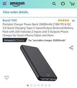 Power bank 26800 mAh