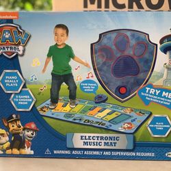 Paw Patrol Electronic Music Mat Plays Pre-Programmed Tunes 3 Games 36in x 36in