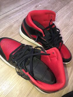 Black and Red High-Top Air Jordan 1
