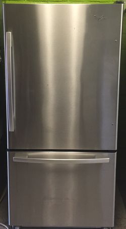 Whirlpool Gold Stainless Steel Fridge