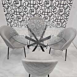 Dining Table With 4 Chairs
