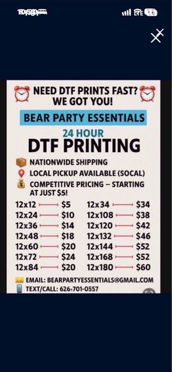 DTF SHEETS