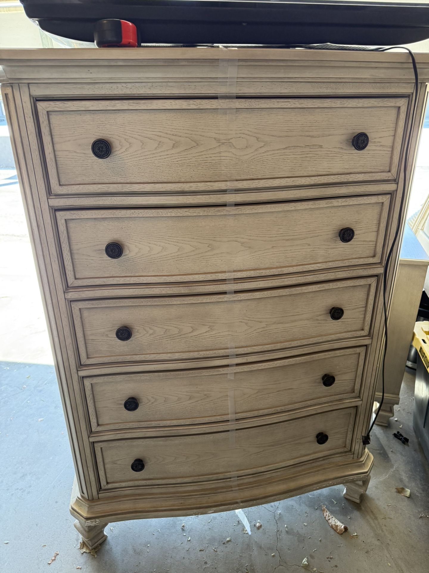 Dresser, Nightstand & Queen Bed Frame 