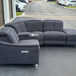 Sofa/Couch Sectional - Recliners - El dorado - Dark Blue - Delivery Available 🚛