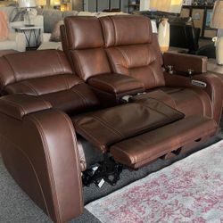 OM• $38 Initial • Brand New Power Reclining Sofa And Loveseat 