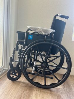 New: Medline Wheelchair Black Frame