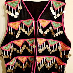 Men Hmong Money Vest Size 60