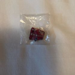Burberry Red Double-Decker Bus Pin- Collectors 