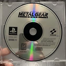 Metal Gear Solid Disc 1 PS1