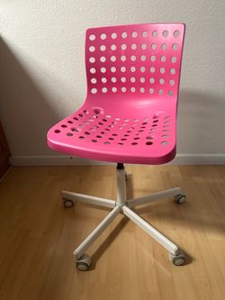 Pink ikea chair
