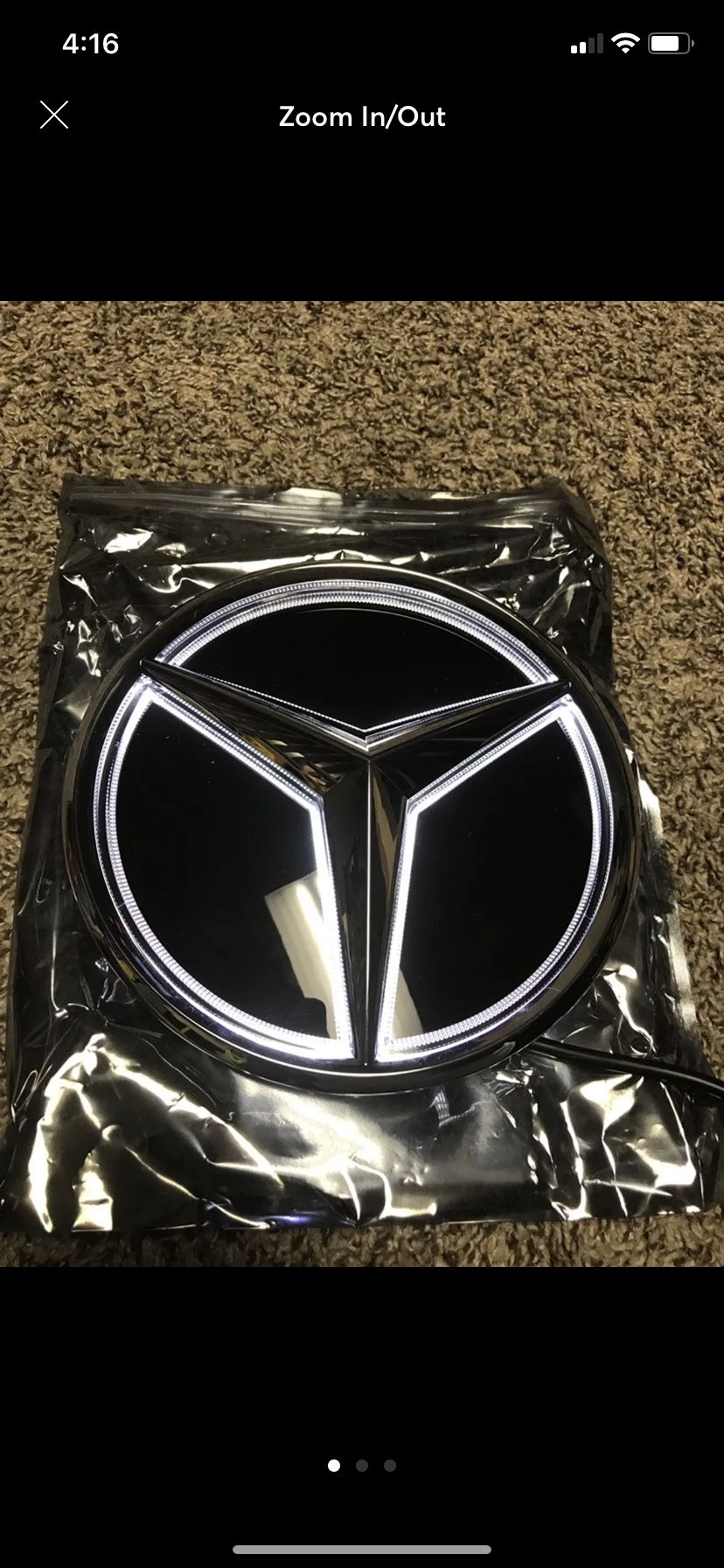 Mercedes Emblem Light Up
