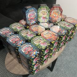 Pokemon Trading Card Game Ascended Heroes Tin UNRELEASED (Feraligator, Meganium, Emboar) BULK