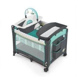 BRAND NEW Ingenuity Smart And Simple Packable Portable Playard With Changing Table - Ridgedale