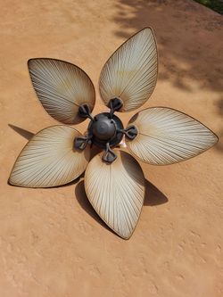 Tropical Palm Ceiling Fan - 42" indoor/outdoor