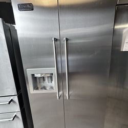 42” Viking Built In Stainless Steel Refrigerator 