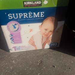 UNOPENED KIRKLAND DIAPERS NEWBORN SIZE