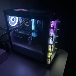 Custom White Gaming PC RGB, RTX 3070, Core i7 10700k, 1TB NVMe, 32GB RAM, Watercooled 