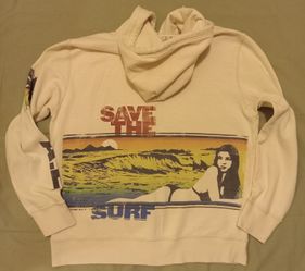 Men's American Eagle Outfitters Vintage Fit Save The Surf Hoodie Size XXL 