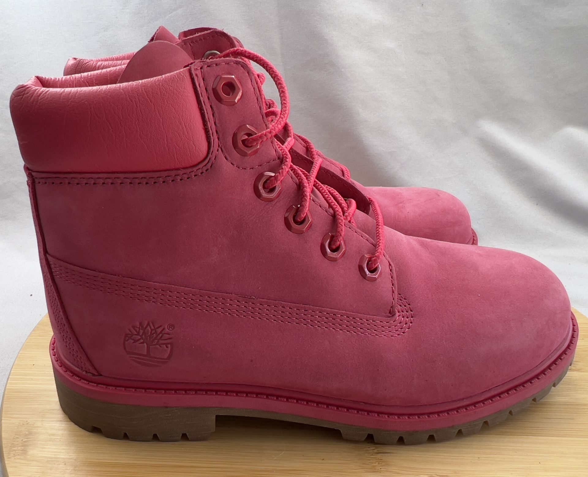 Pink Timberland Boots Size 5.5