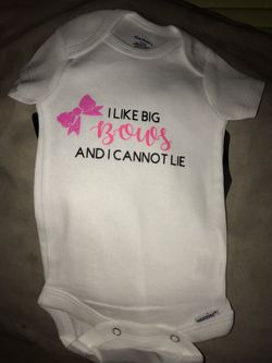 Custom onsie 0-3 months