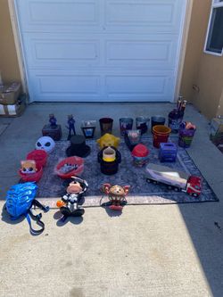 Popcorn buckets $10 each