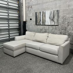 Small Beige Sectional 