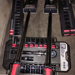 26"Flex Head Ratchets    /.  2 MM Socket Sets  /.  Complete Socket And Ratchet Set