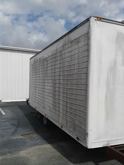 20 foot box roll up door in the back dual axle