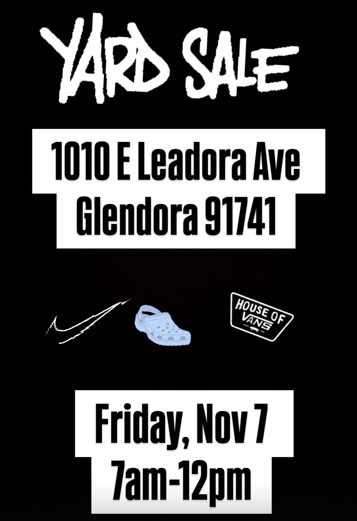 Yard Sale!! Starting Friday!