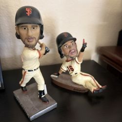 Two (2) Collectible SF Giants Bobbleheads 