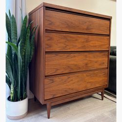 Mid century modern walnut dresser