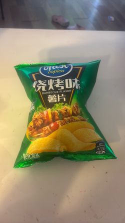 Asian snacks bbq flavored chips