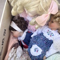 Antique Collection Of Dolls
