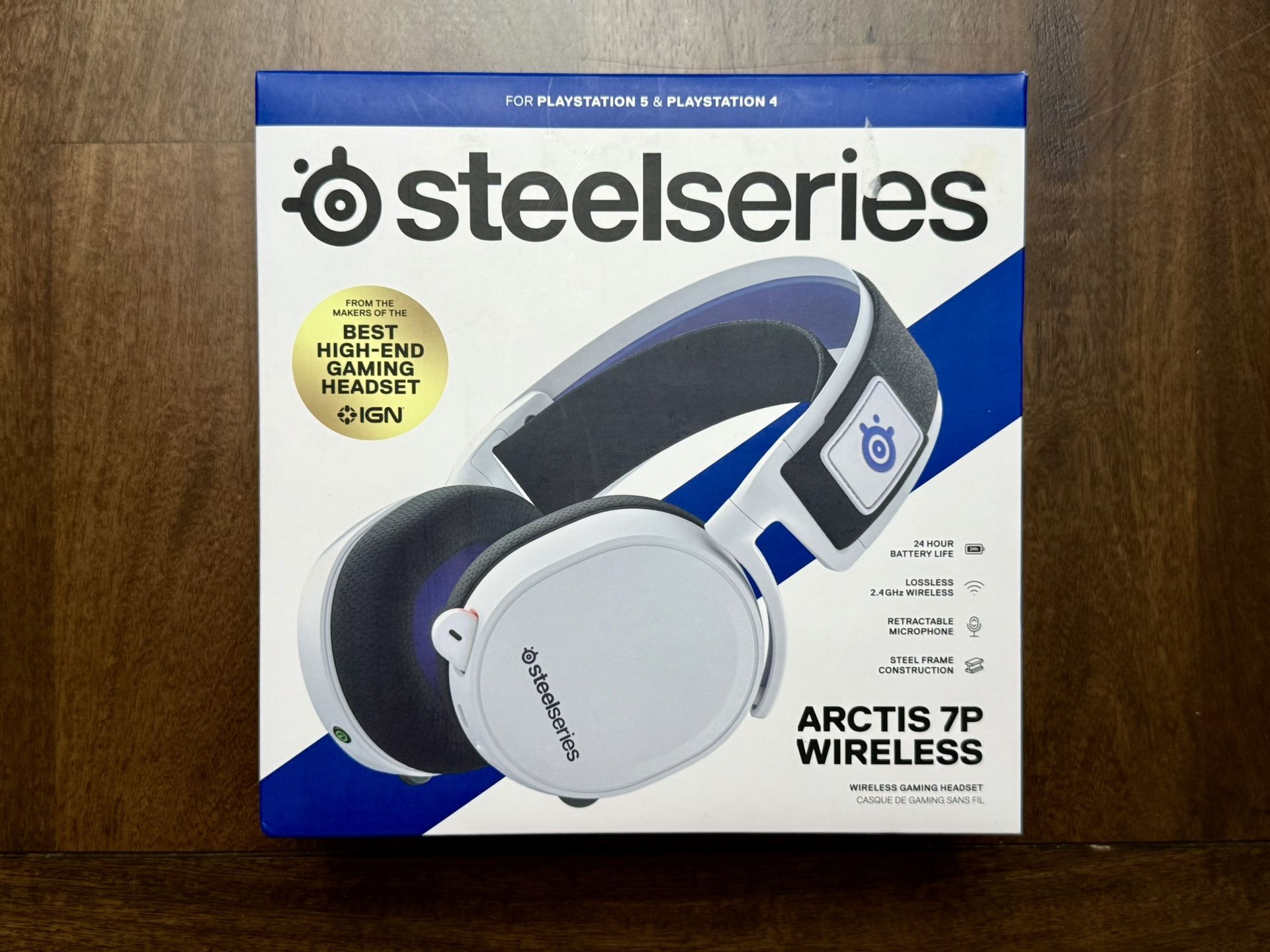 SteelSeries Arctis 7P Wireless Headset (PlayStation + PC) - Excellent Condition
