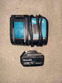 Makita charger & 4.0 battery