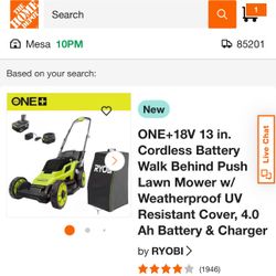 Brand New Ryobi One Plus Push Mower - In Box