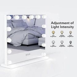 Brand New hollywood vanity Mirror With Touchscreen Dimmer And Replaceable Led Lights