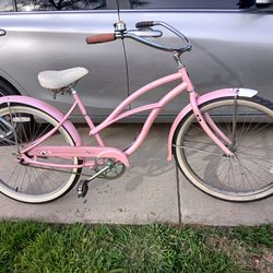 Vintage 1993 Dyno Kosmopolitan Pink Bike Beach Cruiser