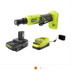 Ryobi 18v 4 Position Ratchet Battery And Charger