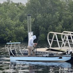 Gheenoe Classic 15’6” – 2 Stroke Tohatsu – Trailer – Flats Boat