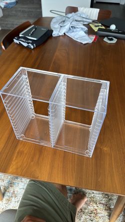 STORi Stackable Clear Plastic CD Organizer with Rubber Feet