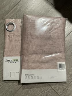 Sheer Curtain Panels Window Treatment Gromment Curtains, 2 Panels