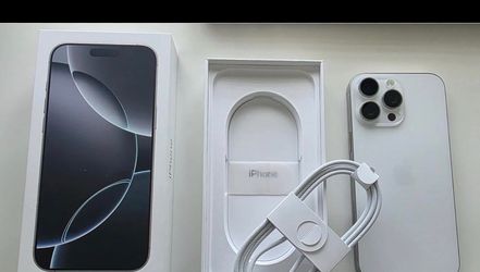 White Iphone 16 Pro