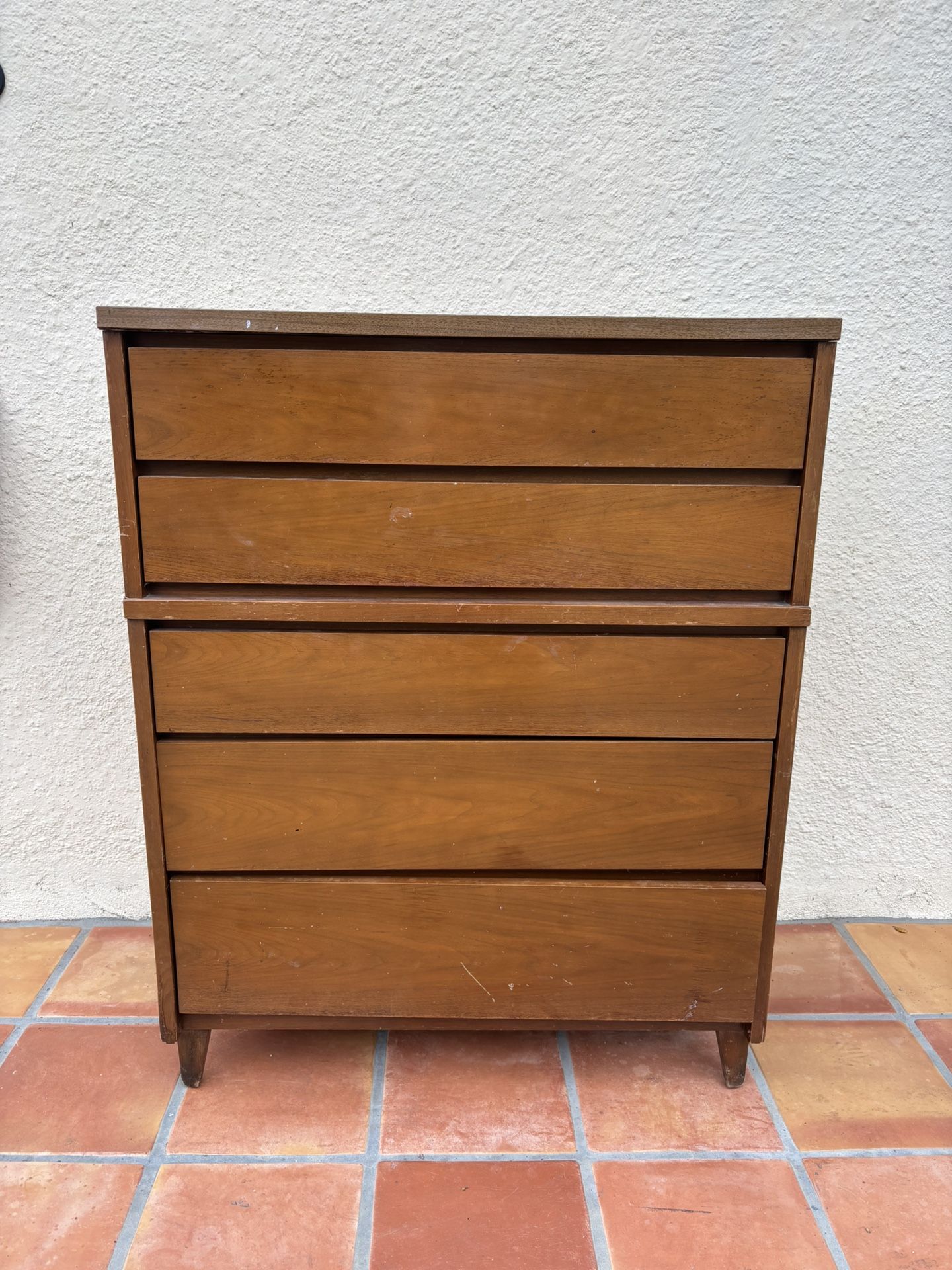 Midcentury STANLEY Pecan Dresser