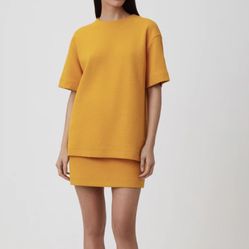 12 STOREEZ Textured jersey top + skirt XXS NEW WITH TAGS