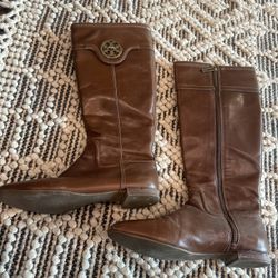 Tory Burch Brown Riding Boots