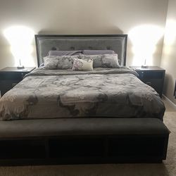 King Size Bed w/ Frame