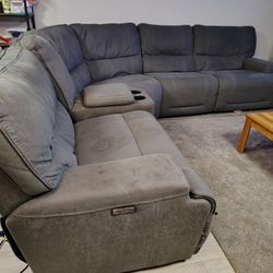 Free Power Recliner Sectional