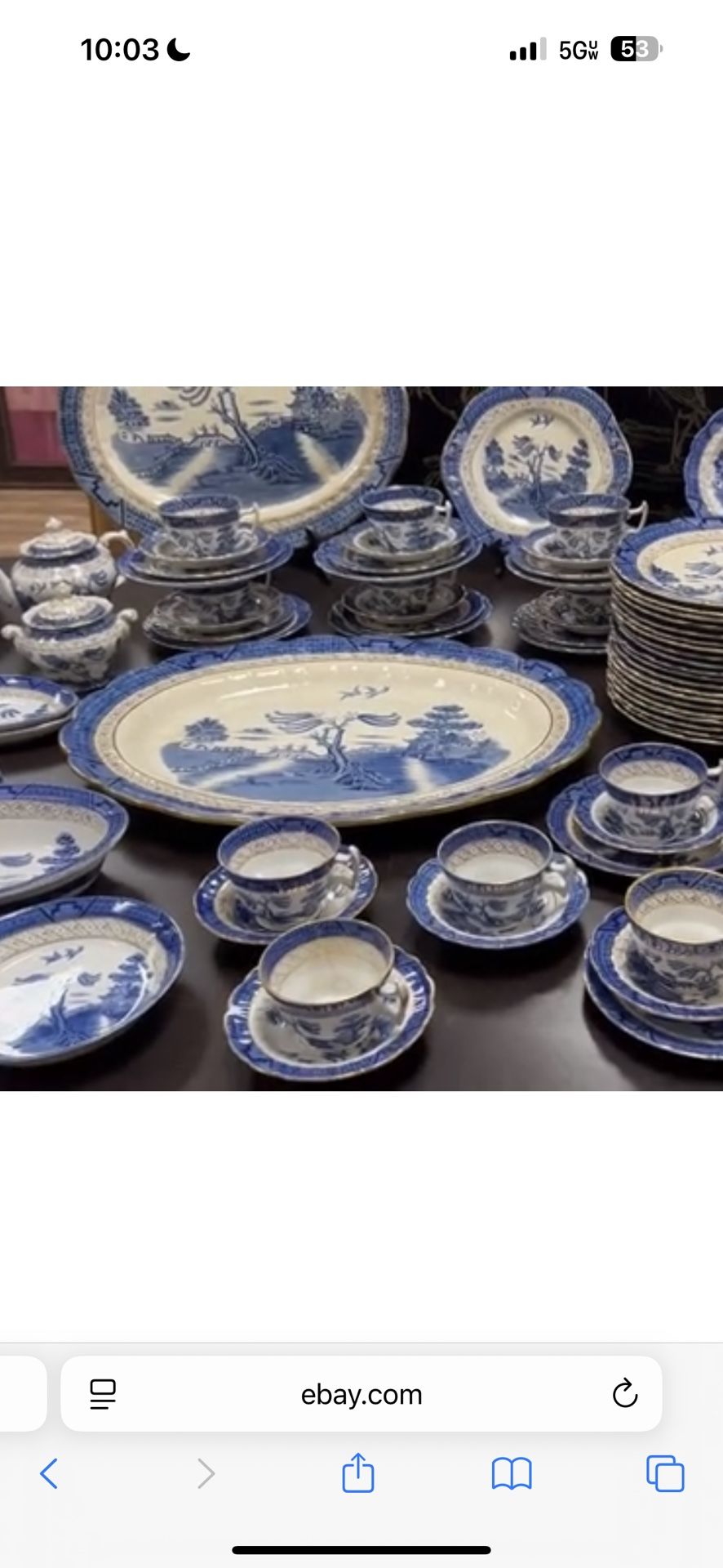 Antique Porcelain Plates “China” Table Set *HIGH QUALITY*