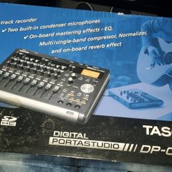 Tascam Digital Portastudio Dp-03sd Digital 8 Track Recorder 